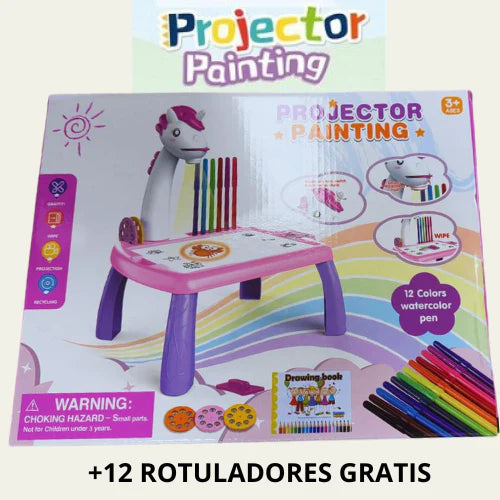 Kit Artekids Escritorio Proyector + rotuladores, cuaderno y pegatinas gratis