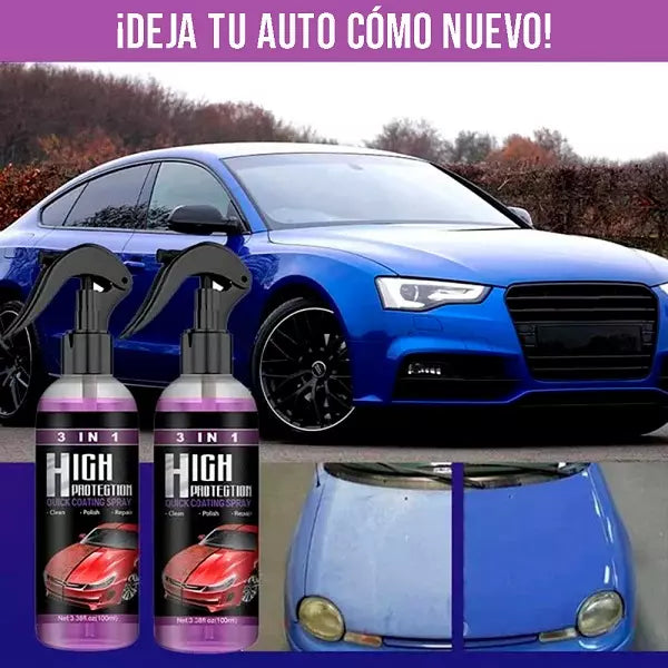 PROTECTOR Y CERA PARA AUTO - HIGH PROTECTION 3 EN 1 (235ml)